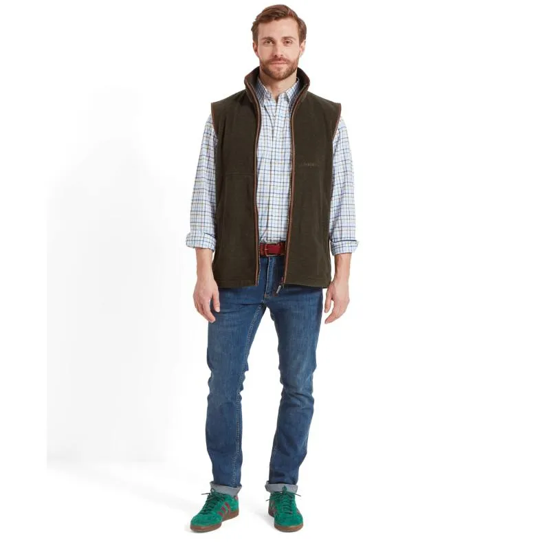Gift Ideas Galore Surprise Discount Today Schoffel Oakham Fleece Gilet - Dark Olive