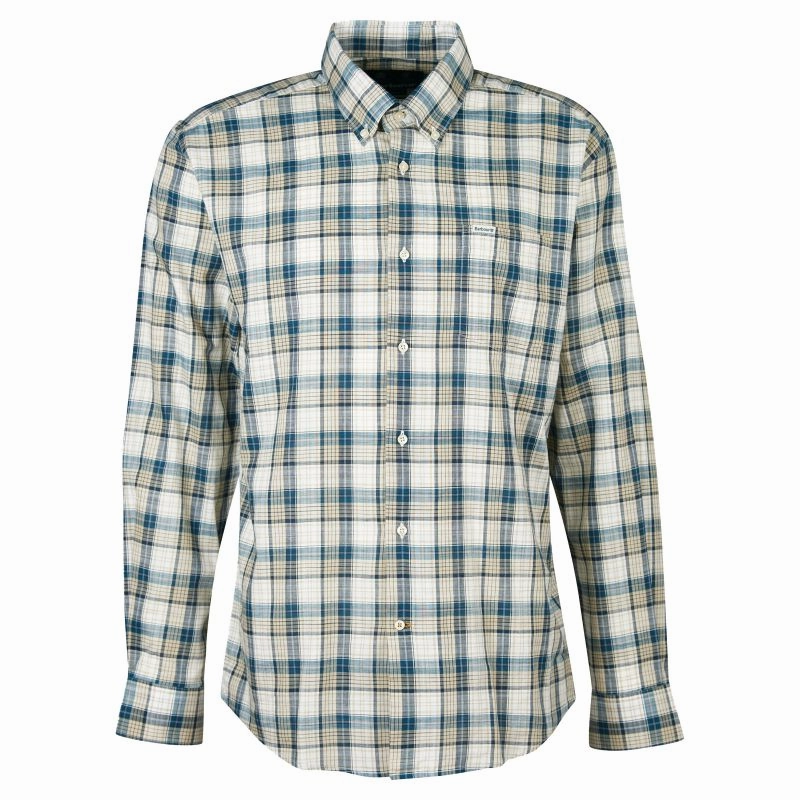 MustHave Deals Barbour Sadle Mens Shirt - Stone