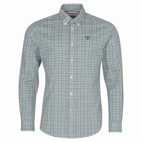 Barbour Spillman Mens Shirt - Olive Today Only Savings Trending Deals Today