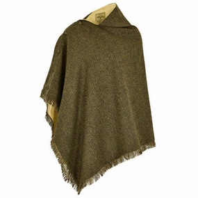 Weekend Flash Offer Dubarry Hazelwood Ladies Tweed Poncho - Heath