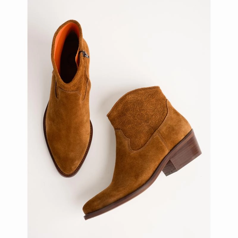Penelope Chilvers Cassidy Cordoban Ladies Suede Boot - Peat Clearance Sale