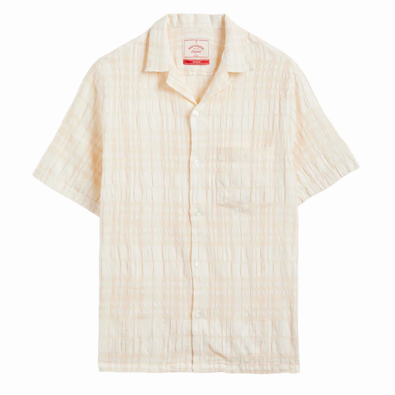 Portuguese Flannel Malcom S/S Shirt Cream Special Steal Event