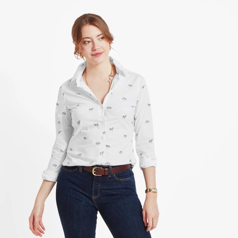 Exclusive Online Offer Hot Pick of the Day Schoffel Ladies Norfolk Shirt - Zebra Print