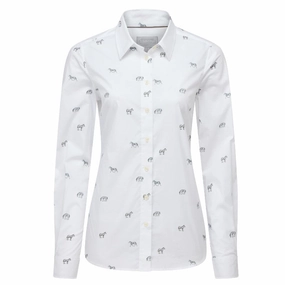 Schoffel Ladies Norfolk Shirt - Zebra Print Shop the Best Deals