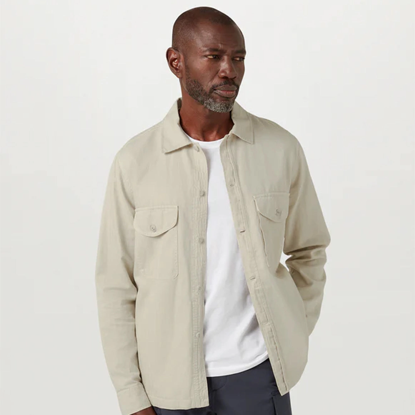 Belstaff Cs60 Overshirt Stone Beige Special Occasion Discount