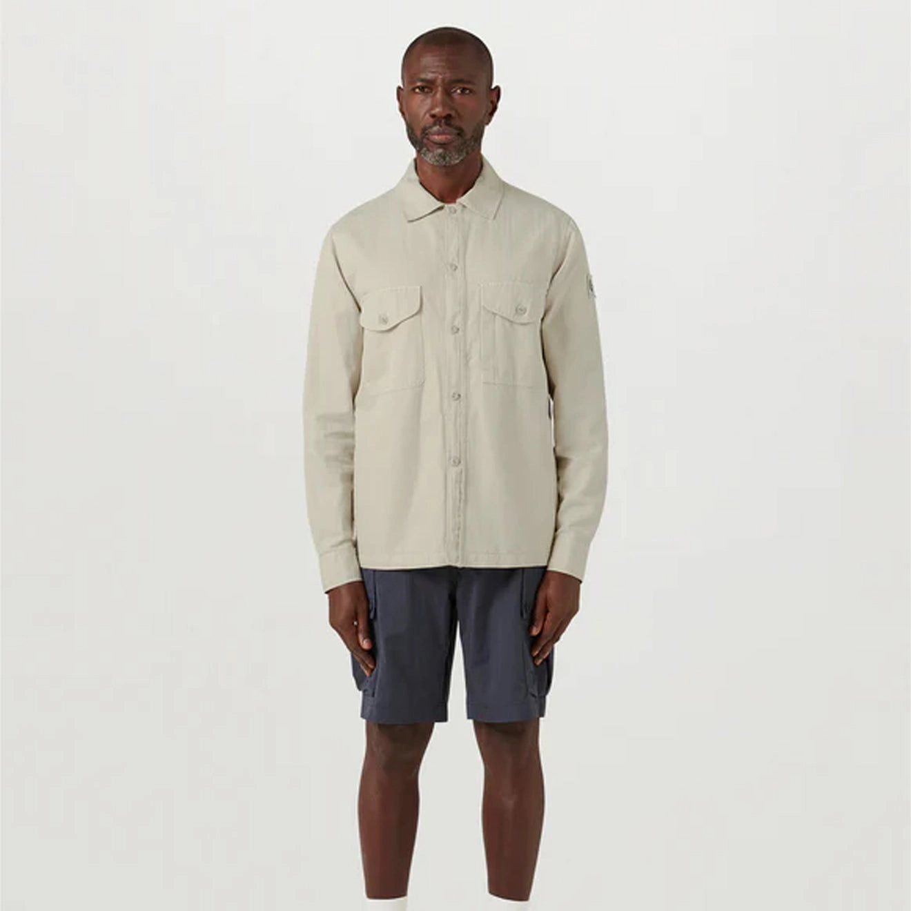 Belstaff Cs60 Overshirt Stone Beige Dont Miss This Steal Shop Now Save