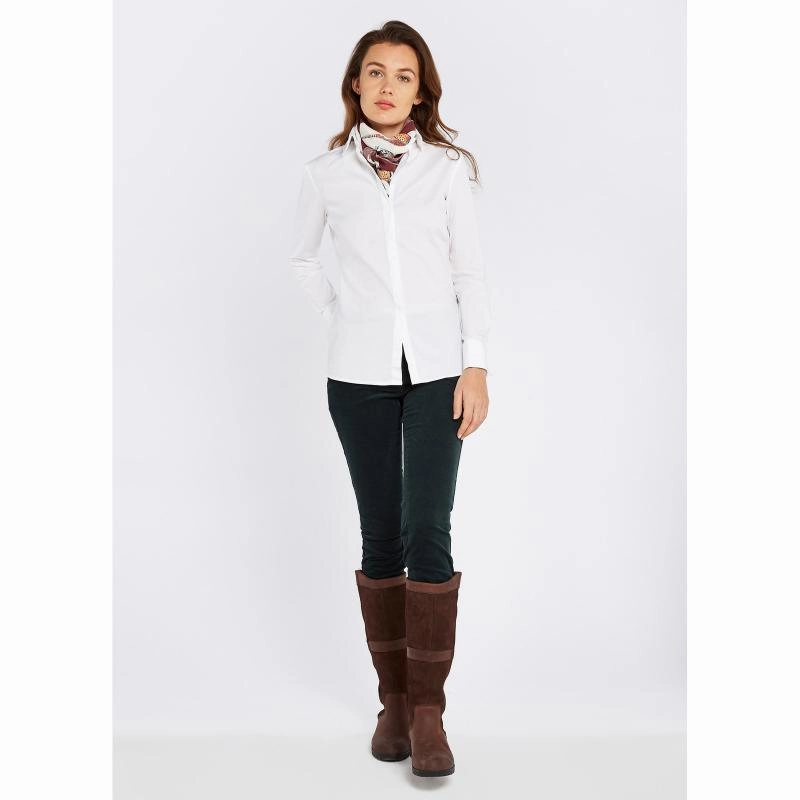 Dubarry Daffodil Ladies Classic Shirt - White Big Savings Event