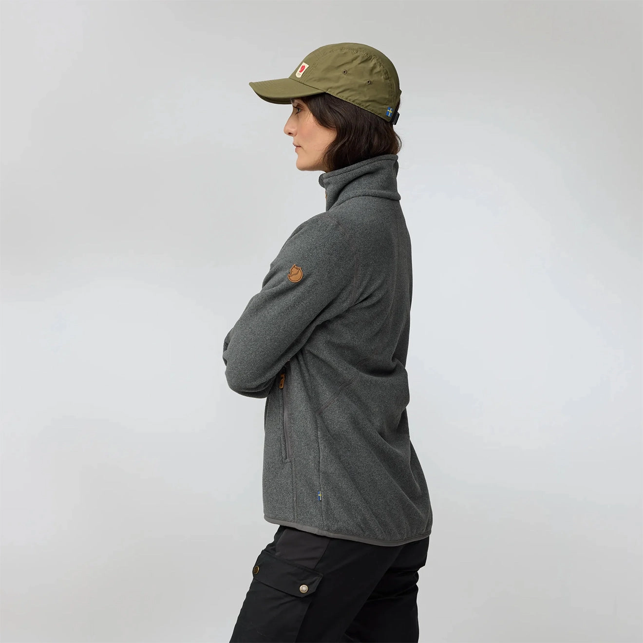 Limited Stock Hot Deal Fjallraven Womens Stina Fleece Dark Grey