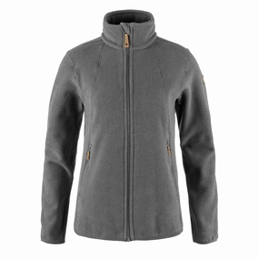 Clearance Event Fjallraven Womens Stina Fleece Dark Grey