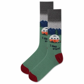 Exclusive Online Deal Men'S I Sleep Around Crew Sock