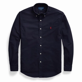 Big Savings Alert Polo Ralph Lauren Custom Fit Garment-Dyed Oxford Shirt Rl Navy