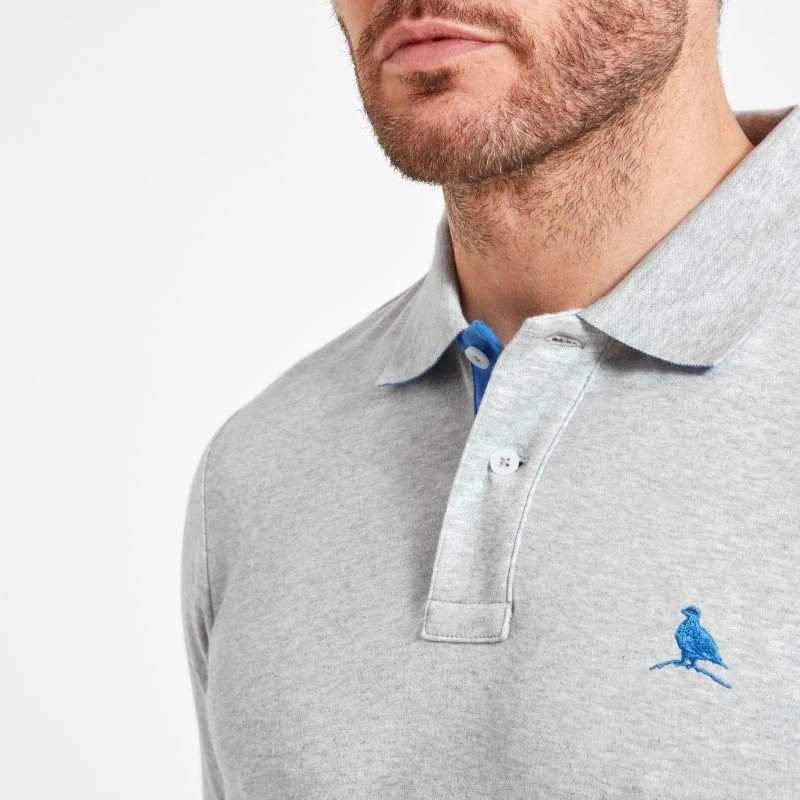 Instant Savings Deal Trending Offer Today Schoffel St Ives Jersey Mens Polo Shirt - Grey