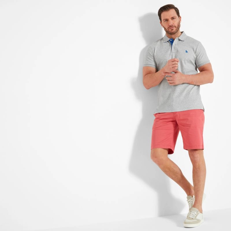 Schoffel St Ives Jersey Mens Polo Shirt - Grey Save More Now