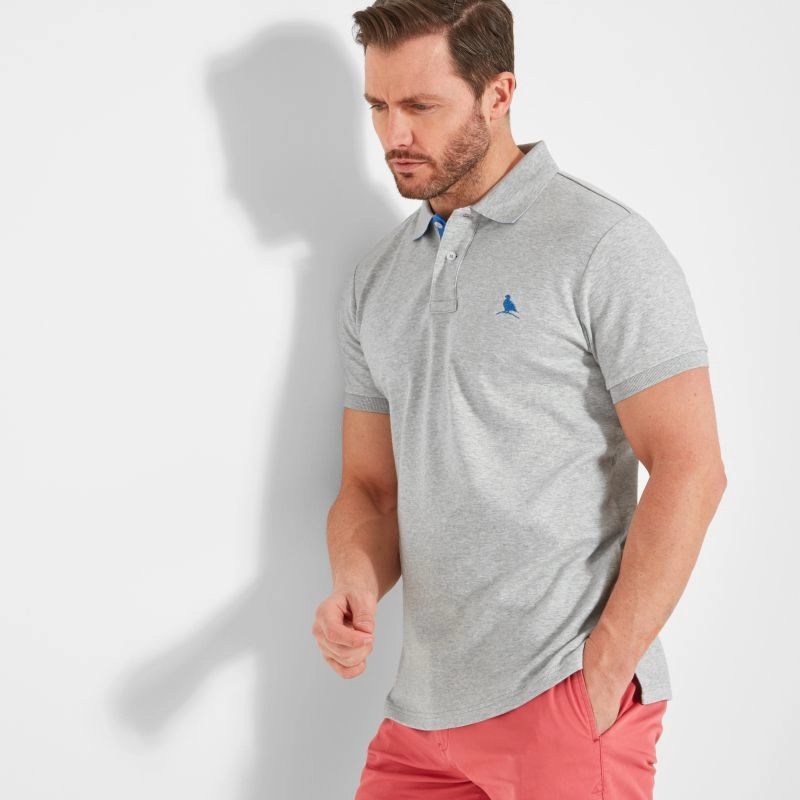 Schoffel St Ives Jersey Mens Polo Shirt - Grey Clearance Steal Today Price Drop Today