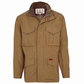 Grab Save Today Barbour Peterkin Casual Mens Jacket - Stone