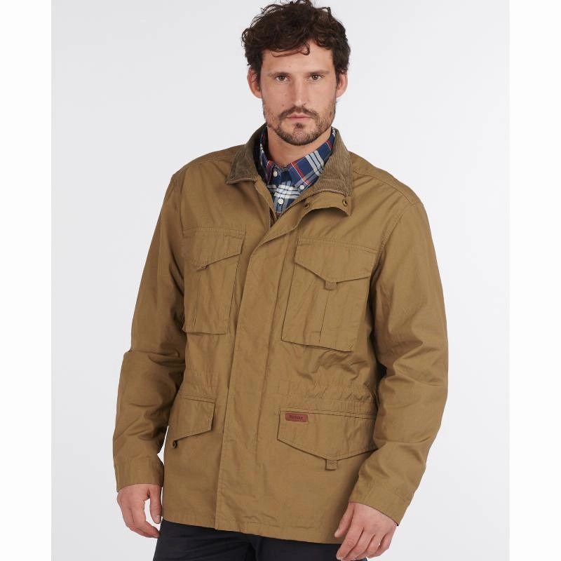 Limited Time Offer Barbour Peterkin Casual Mens Jacket - Stone