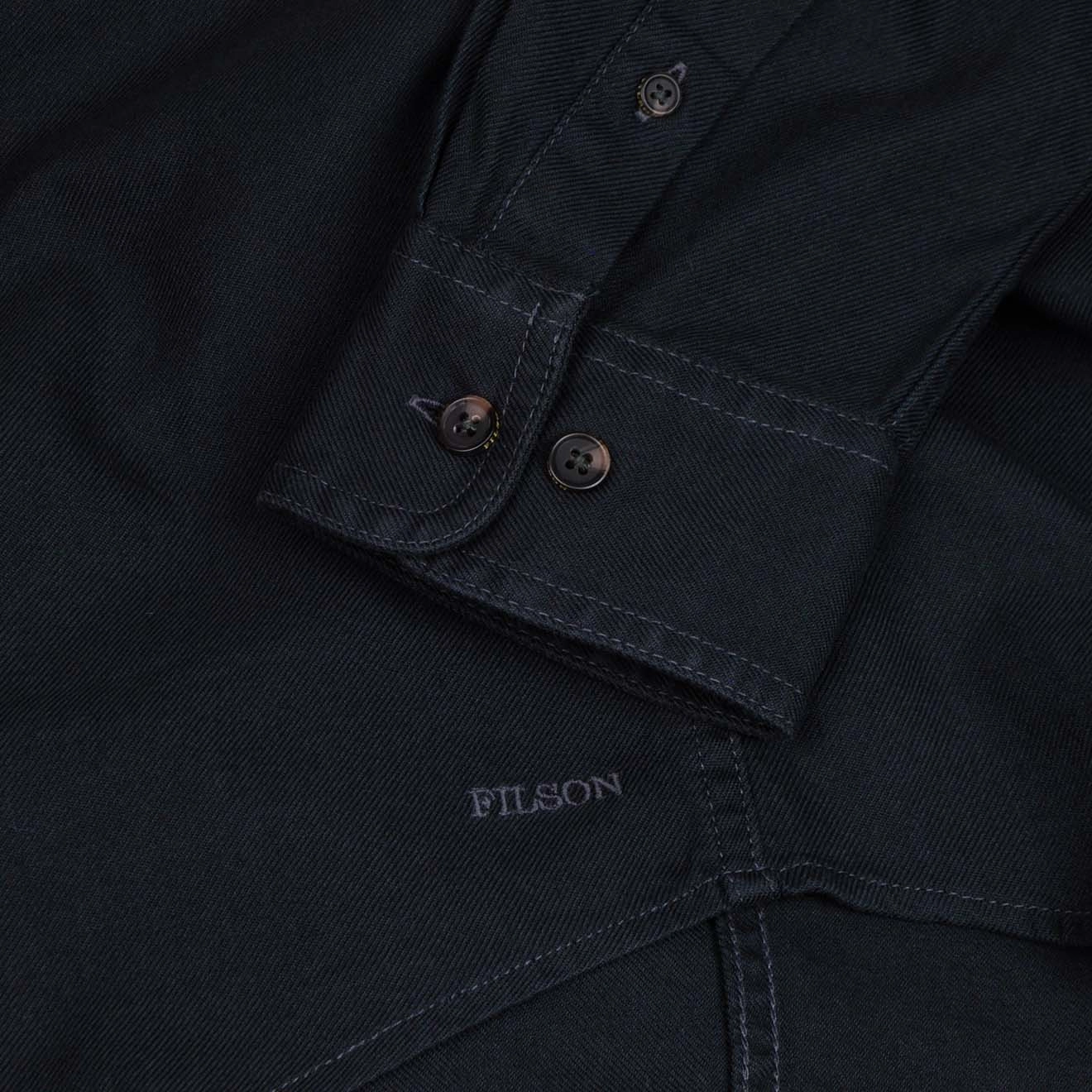 Filson Lightweight Alaskan Guide Shirt Midnight Navy Last Chance Offer