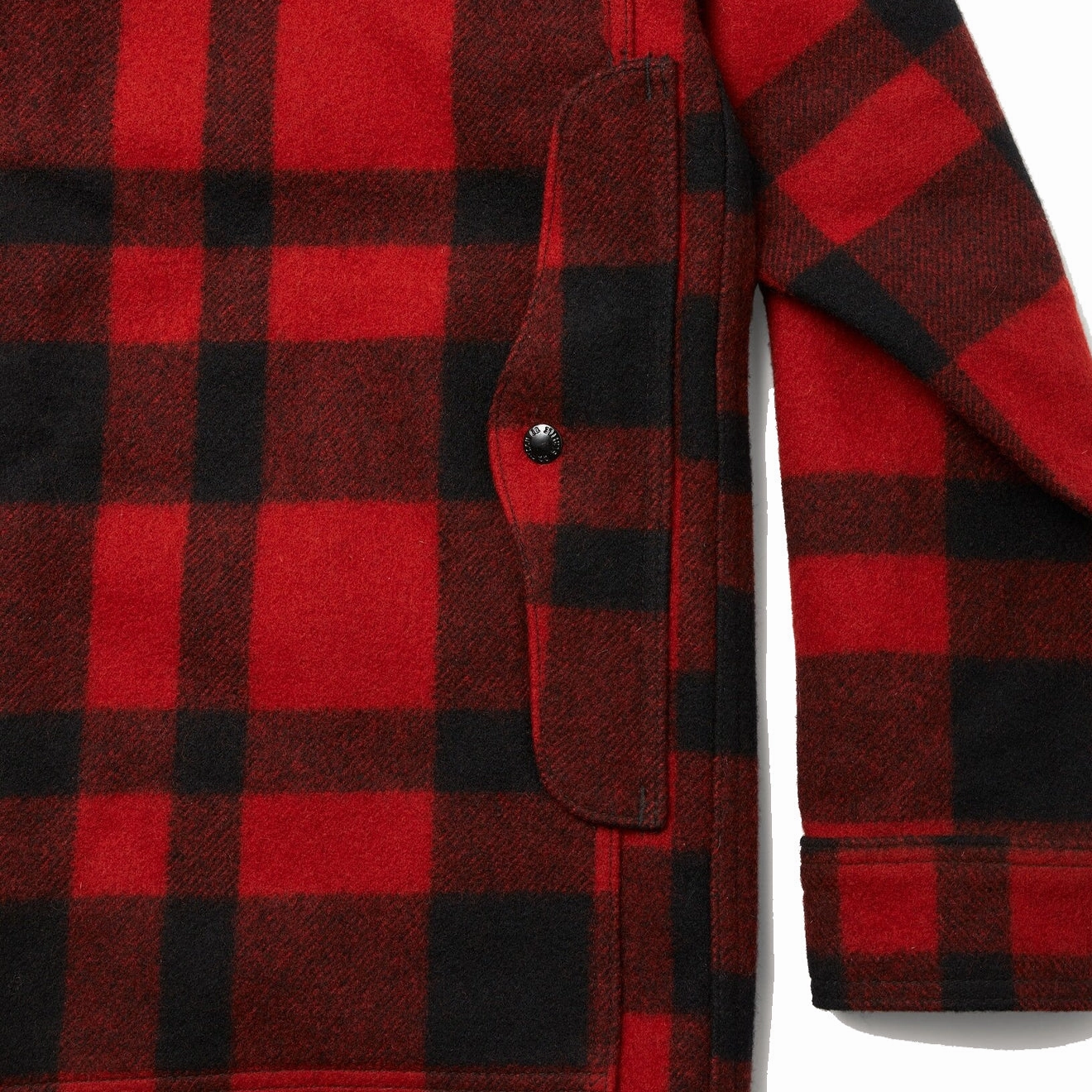Filson Mackinaw Cruiser Jacket Red / Black Plaid Gift Sale Event Hot Offer Ending Soon