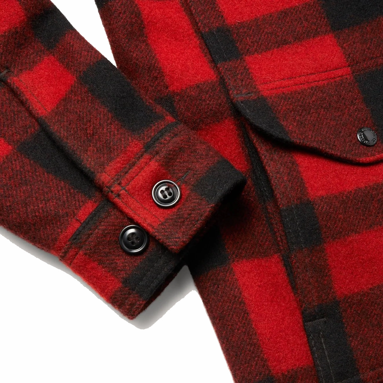 Filson Mackinaw Cruiser Jacket Red / Black Plaid Instant Hot Deal Grab Todays Deal