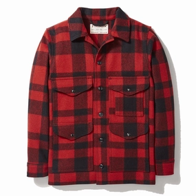 Mega Discount Event Filson Mackinaw Cruiser Jacket Red / Black Plaid