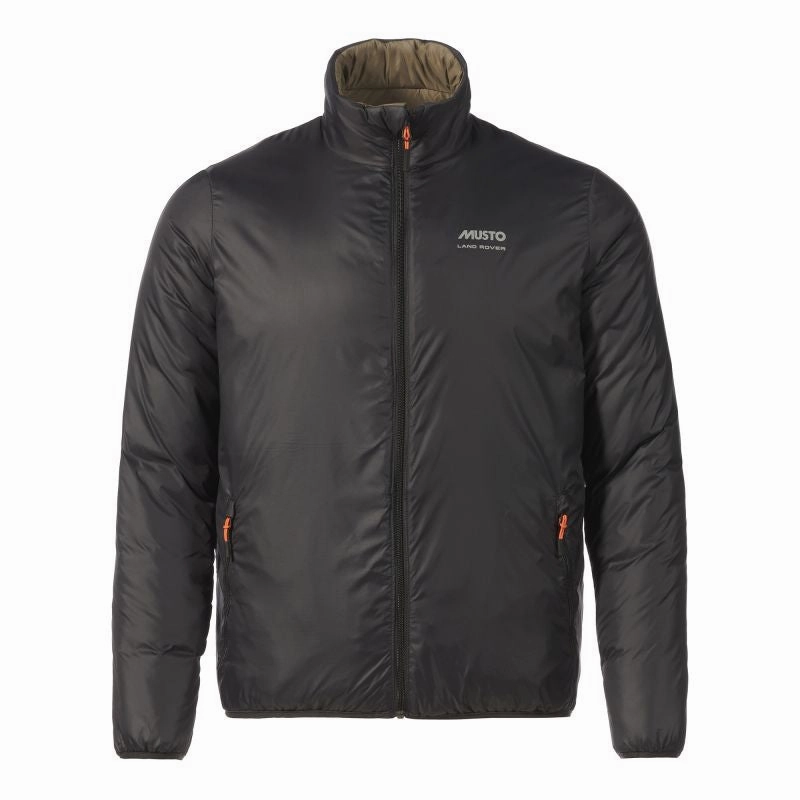 Musto Land Rover Reversible Mens Jacket - Black/Crocodile Limited Stock Hot Deal Clearance Event Today