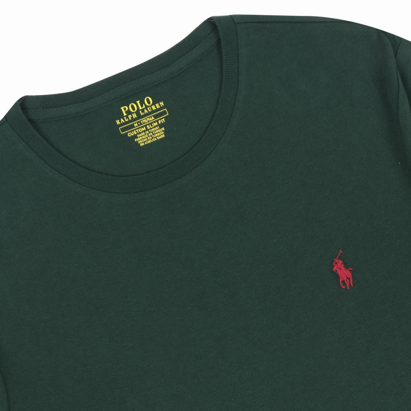 Weekend Specials Polo Ralph Lauren Custom Slim Fit Cotton T-Shirt College Green