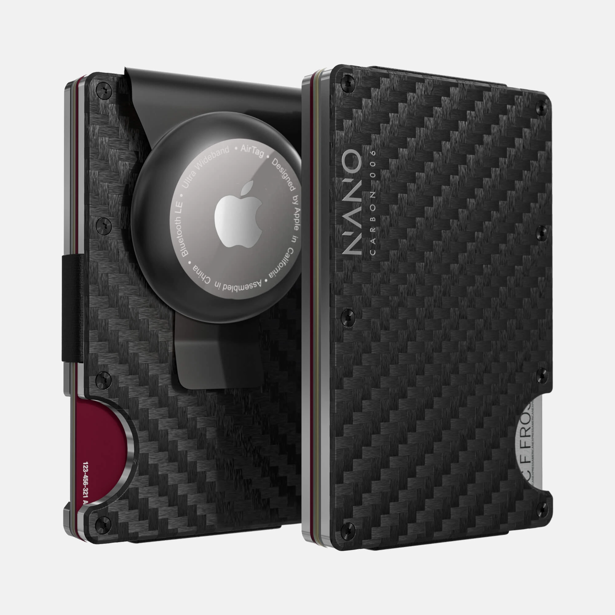 006 Airtag Money Clip Wallet (Stealth Black/Ghost Silver) Big Clearance Event Flash Deal Alert