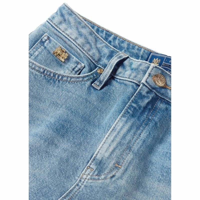 Dont Miss Big Savings Holland Cooper High Rise Ladies Slim Jeans - Vintage Indigo