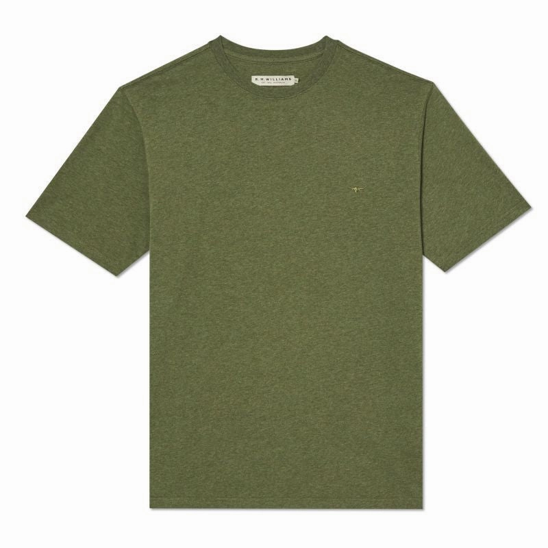 Daily Deal Frenzy Hot Discount Deal R.M.Williams Parson Mens T-Shirt - Olive