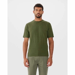R.M.Williams Parson Mens T-Shirt - Olive Hot Offer Frenzy Big Savings Today
