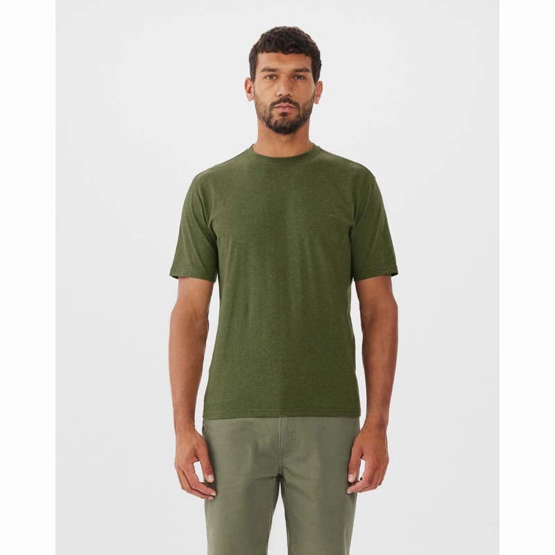 R.M.Williams Parson Mens T-Shirt - Olive Hot Offer Frenzy Big Savings Today
