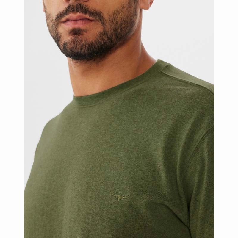 Shop Smart Save R.M.Williams Parson Mens T-Shirt - Olive