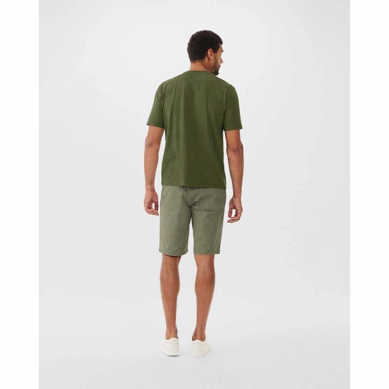 R.M.Williams Parson Mens T-Shirt - Olive Sweet Deal Inside Save More Online