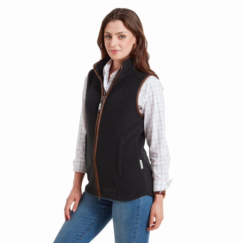 Schoffel Lyndon Ladies Fleece Gilet - Gunmetal Clearance Blowout