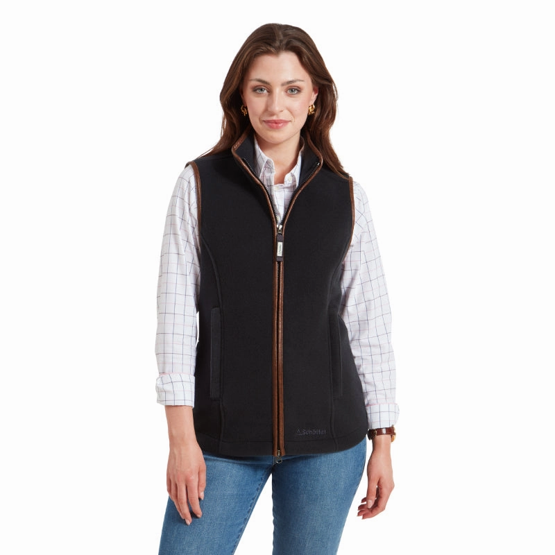 Trending Now Discount Hot Sale Alert Schoffel Lyndon Ladies Fleece Gilet - Gunmetal