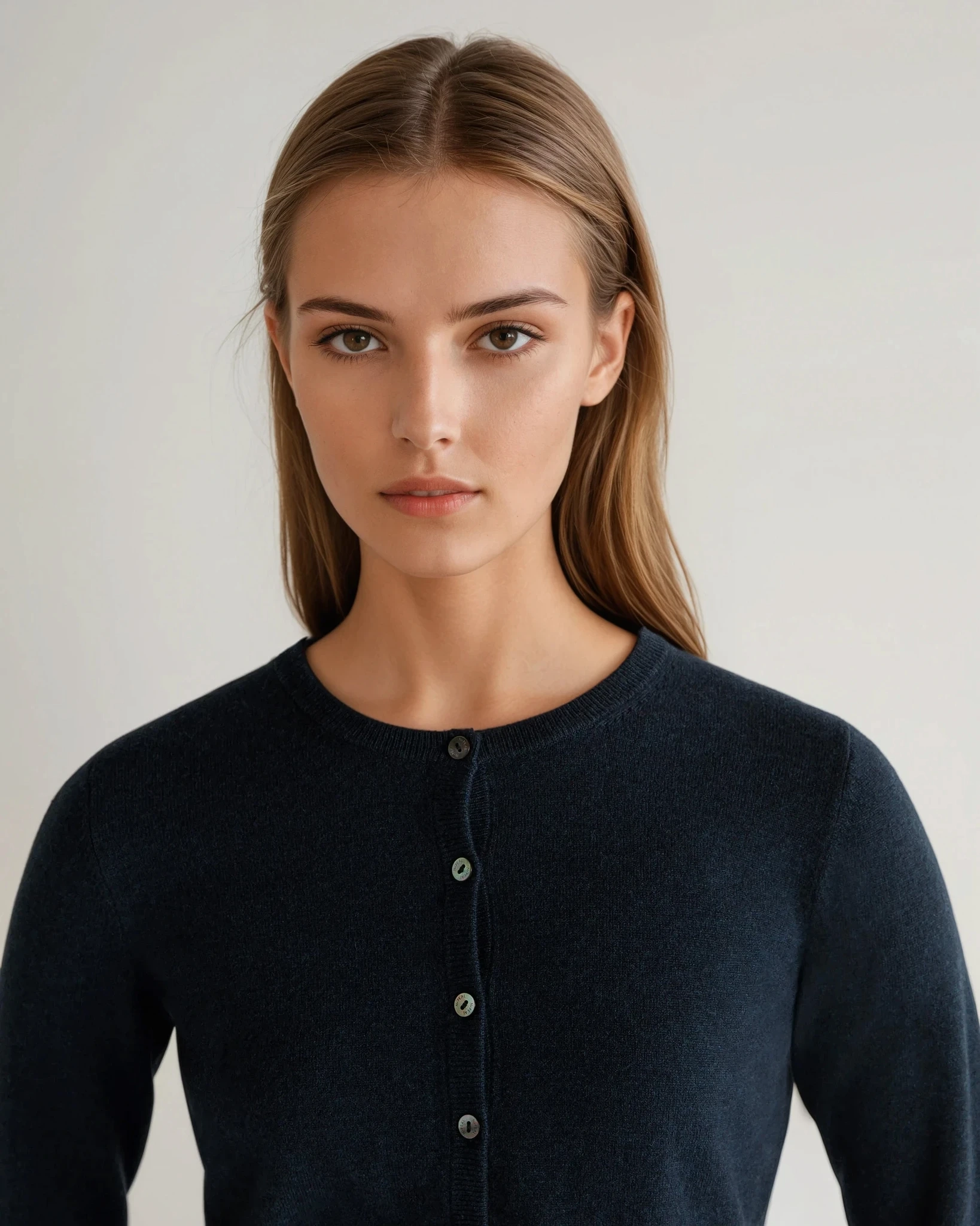 Women'S Ivy Cropped Cashmere Cardigan Indigo Blue Shop Grab Savings Special Price Offer