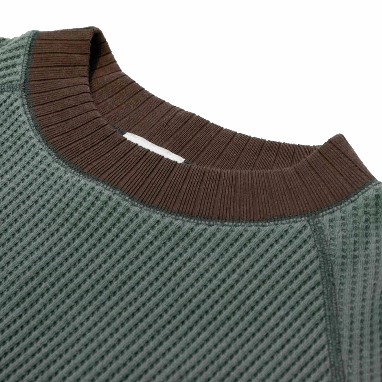 Online Exclusive Deal Dont Miss Hot Deals Jackman Waffle Mid-Neck Ivy / Wood