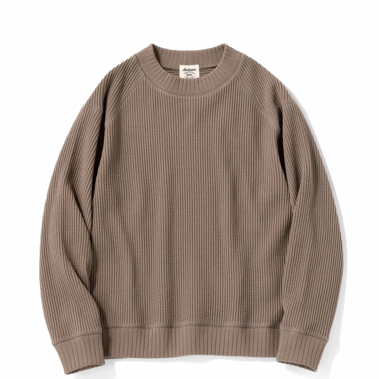 Today Only Special Grab Your Hot Pick Jackman Waffle Mid-Neck Sepia