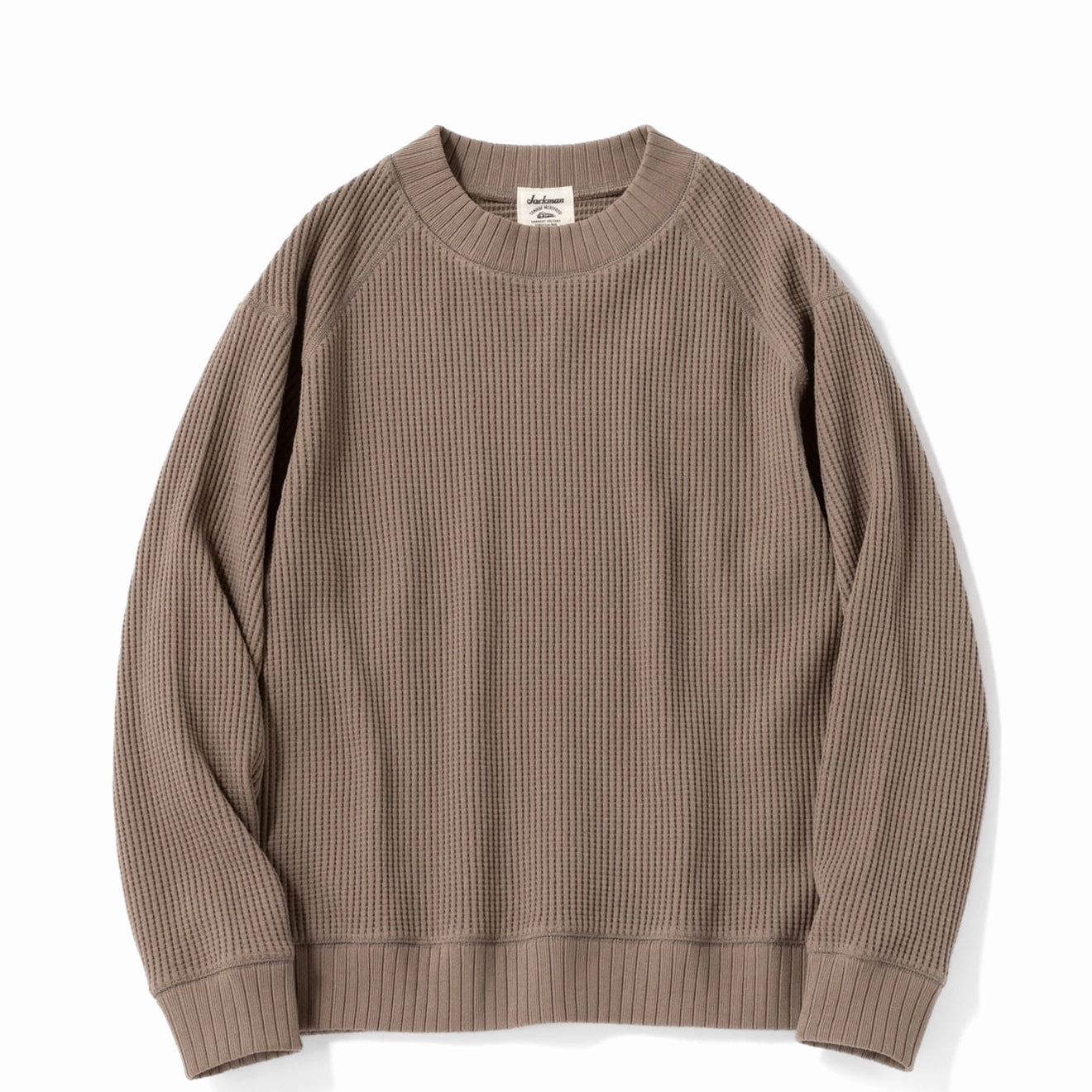 Instant Savings Inside Jackman Waffle Mid-Neck Sepia