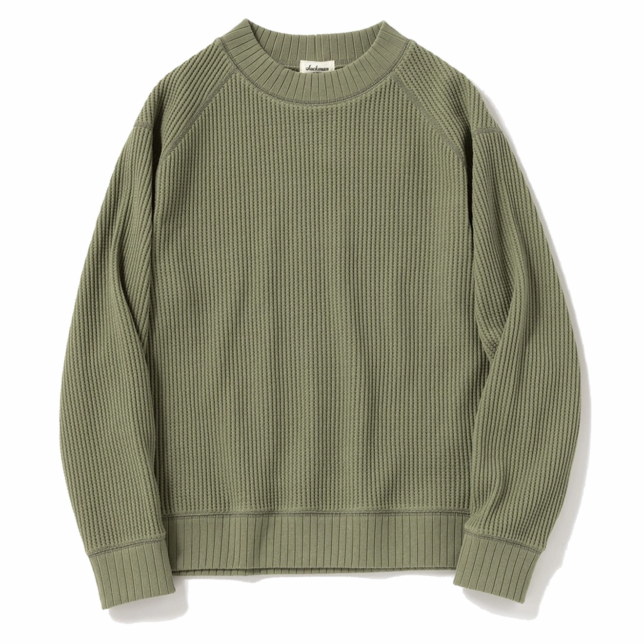 Flash Discount Today Best Deal Alert Jackman Waffle Midneck Olive