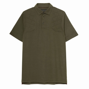 James Purdey Padded Sporting Polo Shirt Green Hot Discount Deal