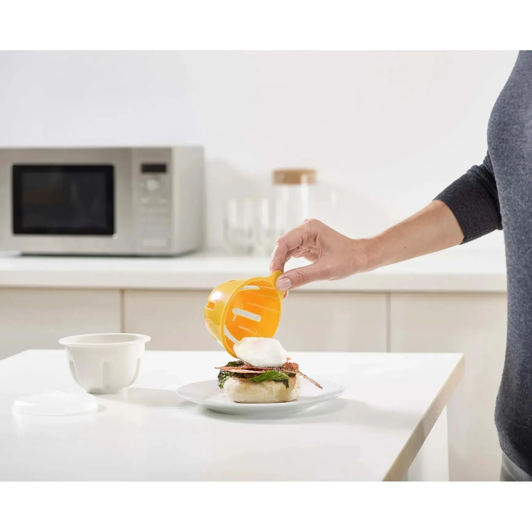 Joseph Joseph M-Poach Yellow Microwave Egg Poacher