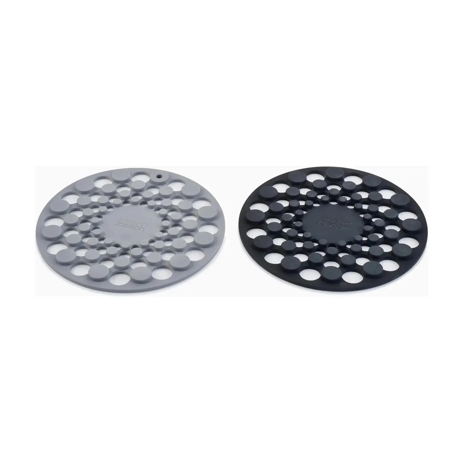 Joseph Joseph Spot-On Set of 2 Grey Silicone Trivets
