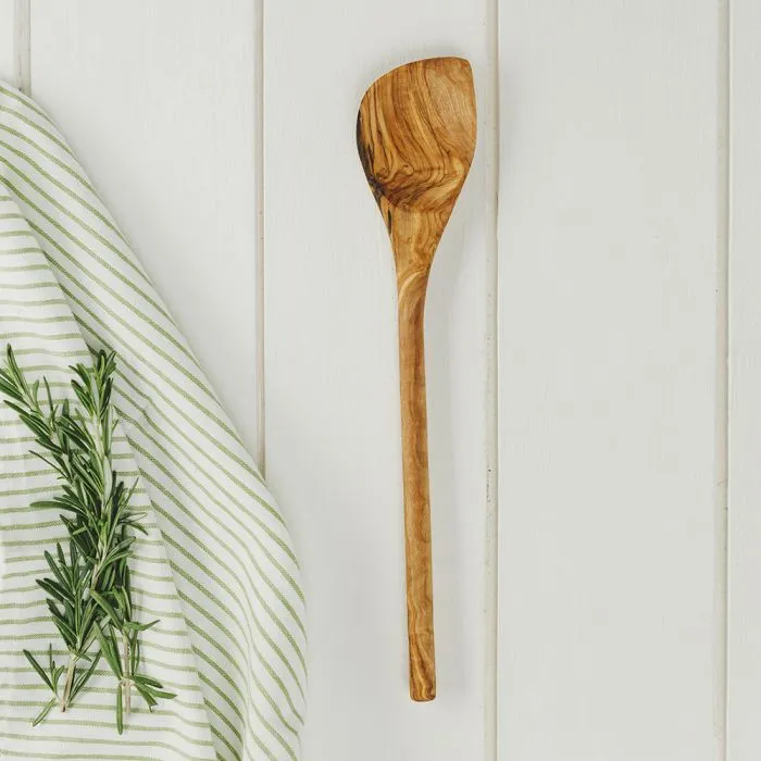 Just Slate Olive Wood Corner Spoon