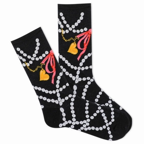 K.Bell Women'S Pearls Crew Socks Daily Clearance Deal