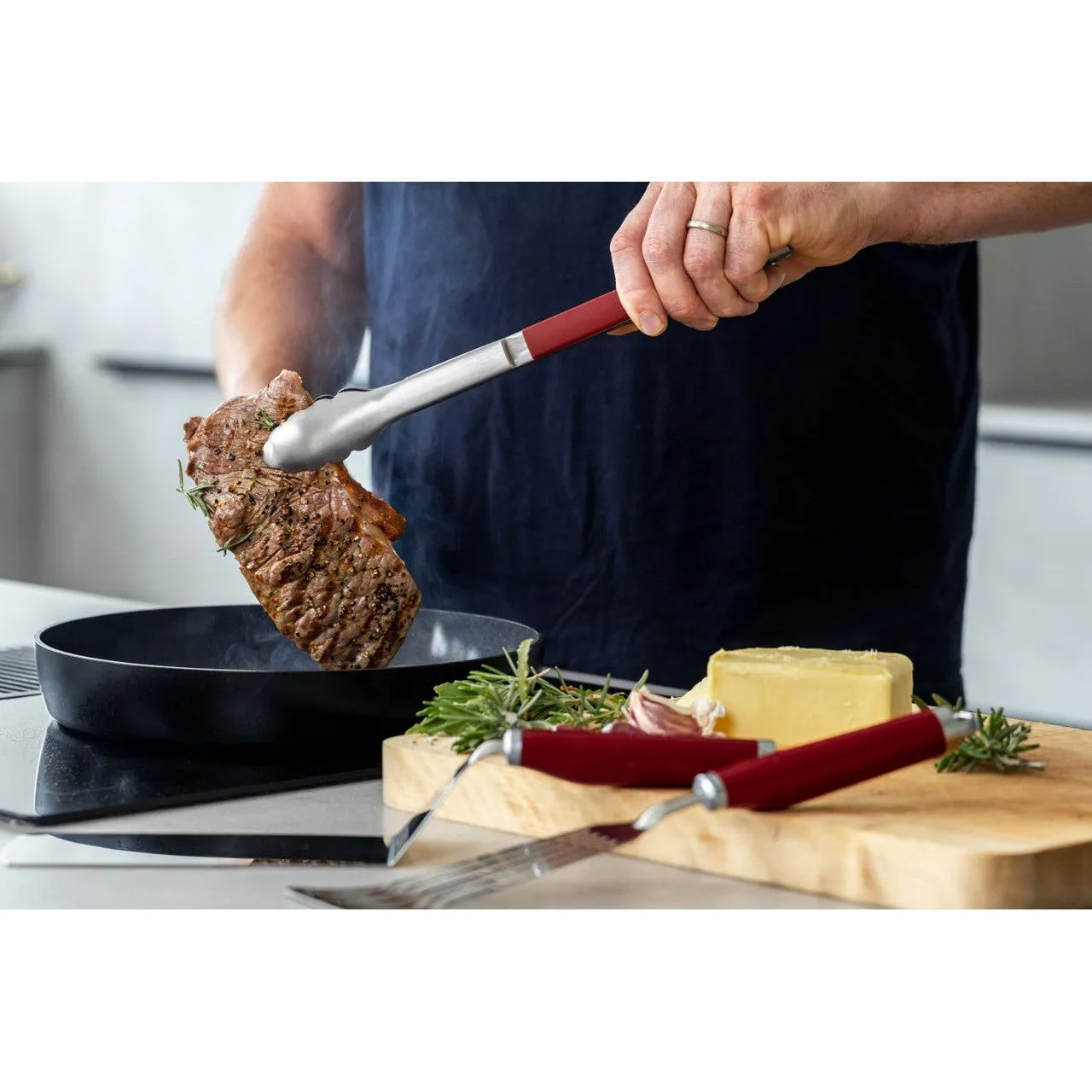 KitchenAid 3 Piece Red Grilling Set