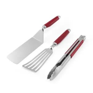 KitchenAid 3 Piece Red Grilling Set