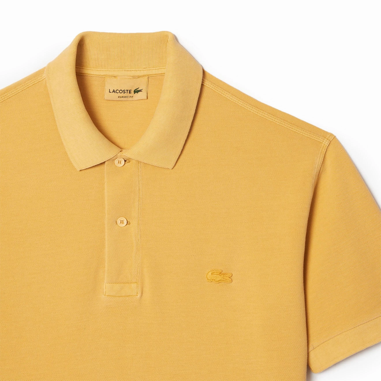 Dont Miss Big Savings Big Savings Event Lacoste Classic Fit Cotton Piqu Polo Shirt Eco Golden Haze