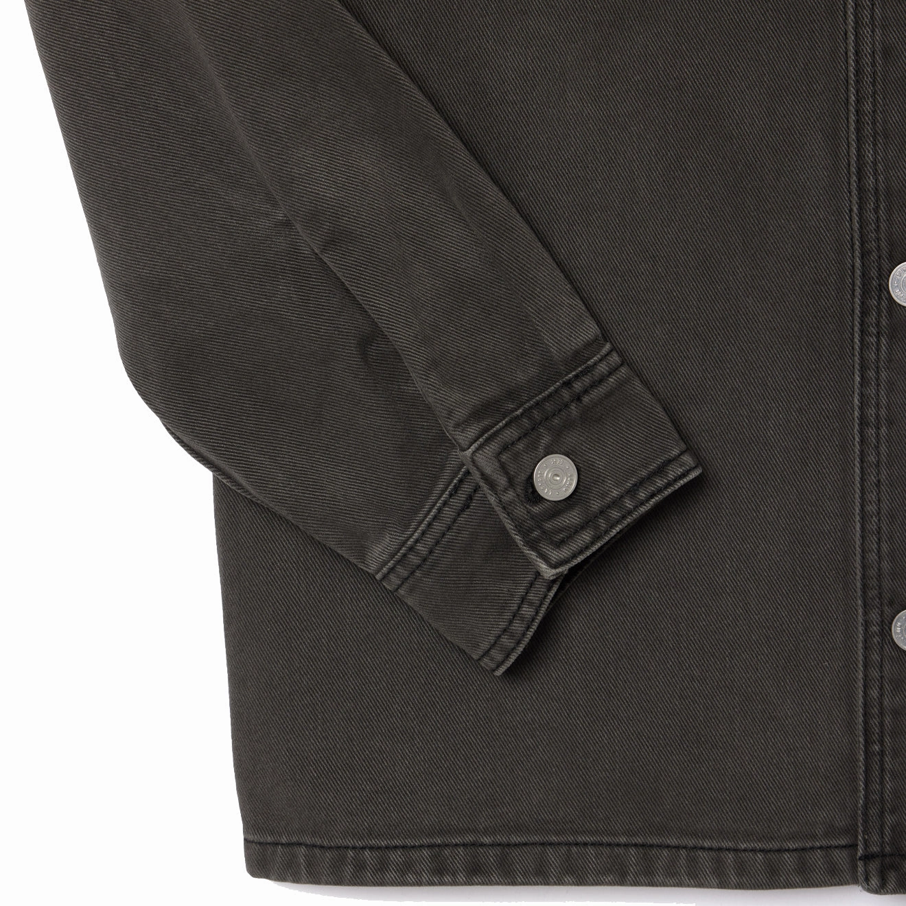MustHave Items Shop Todays Picks Lacoste Coloured Denim Classic Collar Overshirt  Eco Noir