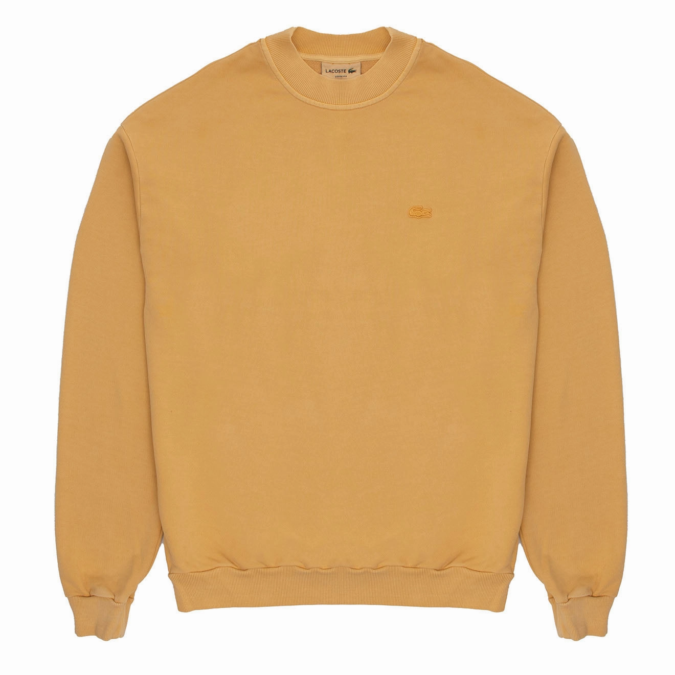 Clearance Savings Now Shop Smart Save Lacoste Eco Dye Sweatshirt Golden Haze